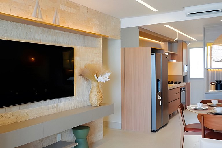 Bambu Praia Grande Ubatuba - Frente Mar 2 Suítes