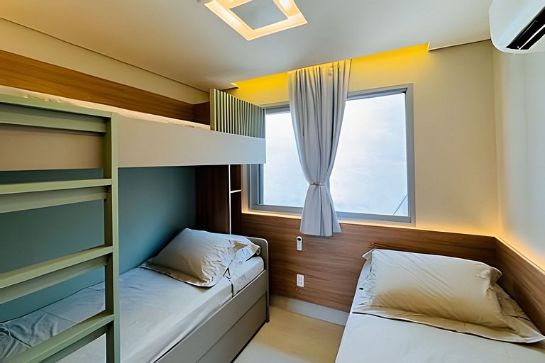 Bambu Praia Grande Ubatuba - Frente Mar 2 Suítes