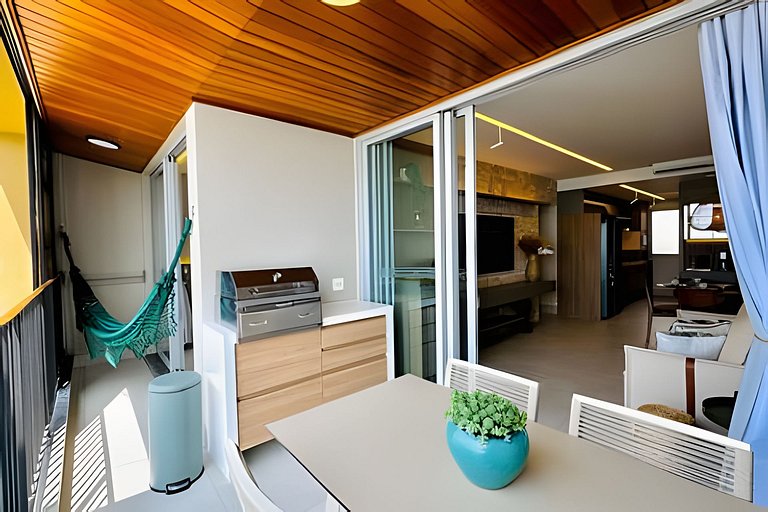 Bambu Praia Grande Ubatuba - Frente Mar 2 Suítes