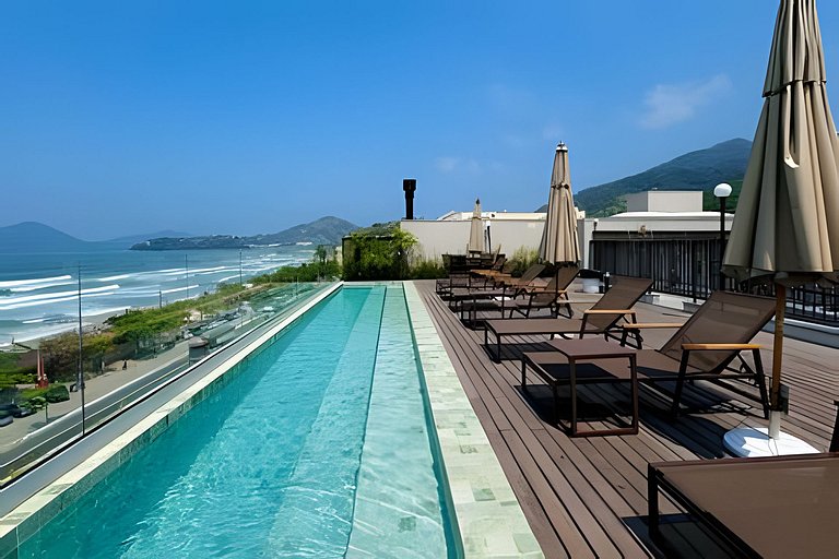 Bambu - Ubatuba | Vista mar | 2 dorm