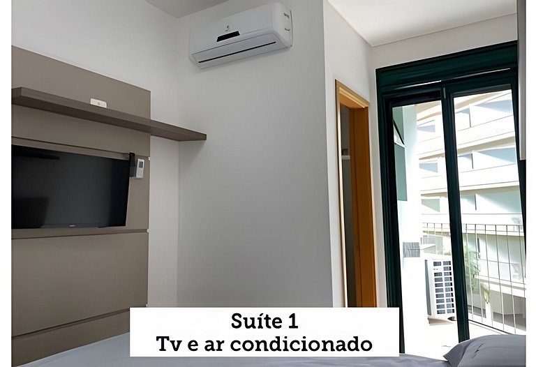 Praia Grande - Reserva DNA | 2 suítes | 1 min a pé