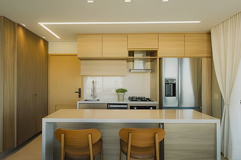 Exclusiva cobertura frente mar | 3 dorm | Bambu