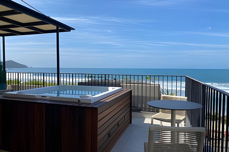 Exclusiva cobertura frente mar | 3 dorm | Bambu