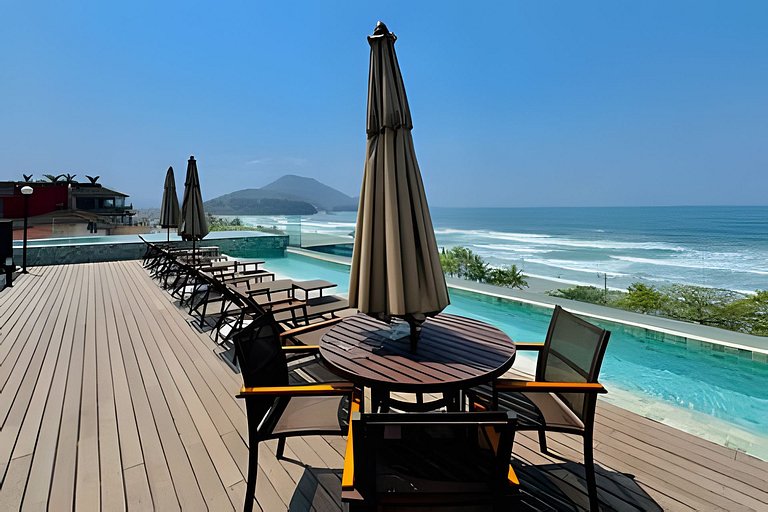 Exclusiva Cobertura Bambu Ubatuba - Frente Mar 3 Dormitorios