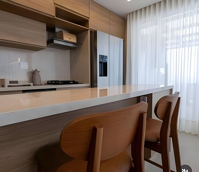 Exclusiva cobertura frente mar | 3 dorm | Bambu