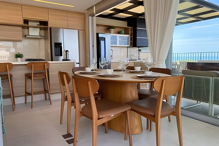 Exclusiva Cobertura Bambu Ubatuba - Frente Mar 3 Dormitorios