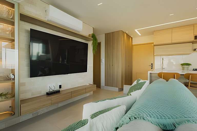 Exclusiva cobertura frente mar | 3 dorm | Bambu