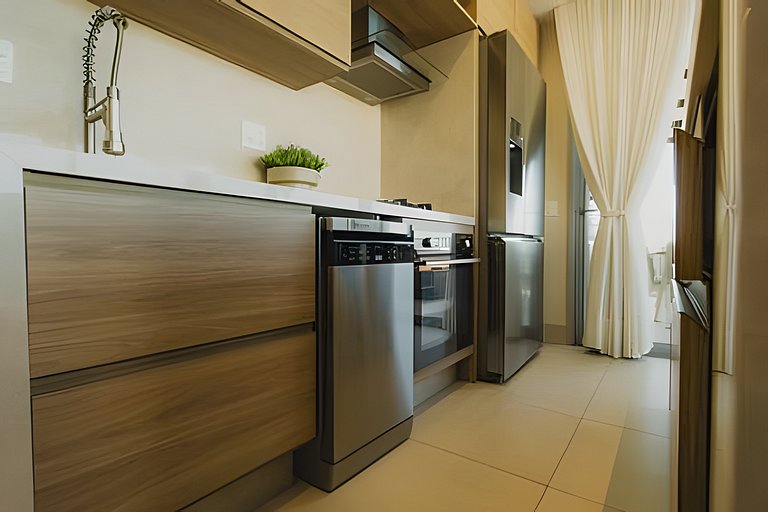 Exclusiva cobertura frente mar | 3 dorm | Bambu