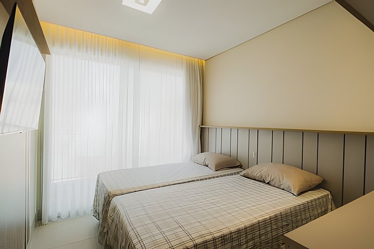 Exclusiva cobertura frente mar | 3 dorm | Bambu