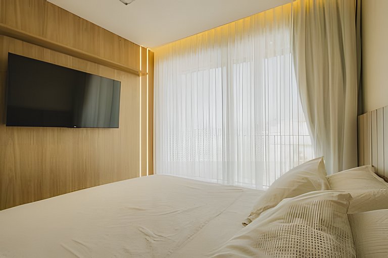 Exclusiva cobertura frente mar | 3 dorm | Bambu