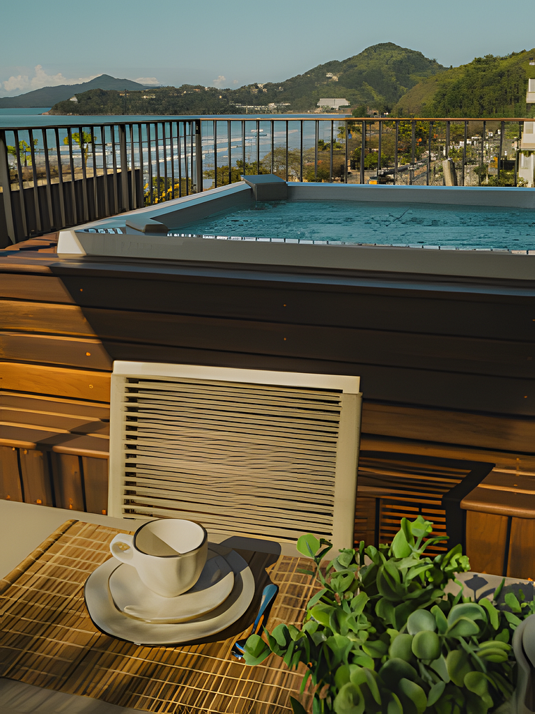 Exclusiva cobertura frente mar | 3 dorm | Bambu