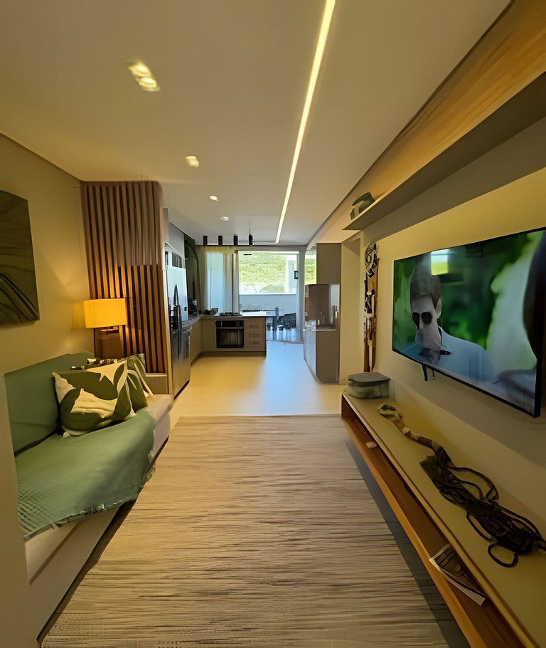 Bambu Praia Grande Ubatuba - Frente Mar c/ Jacuzzi