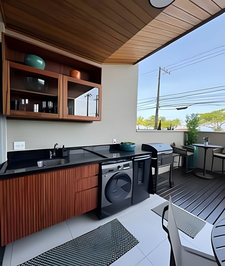 Bambu Praia Grande Ubatuba - Frente Mar c/ Jacuzzi