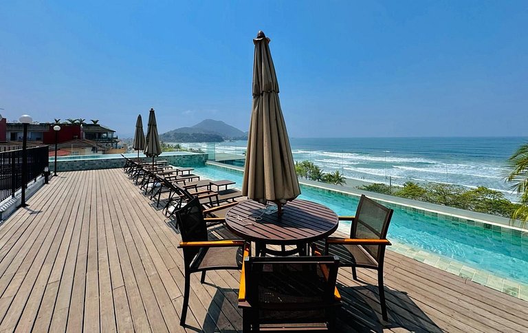 Bambu - Ubatuba | Frente mar | 2 suítes
