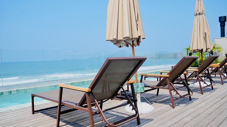 Bambu Praia Grande Ubatuba - Frente Mar c/ Jacuzzi