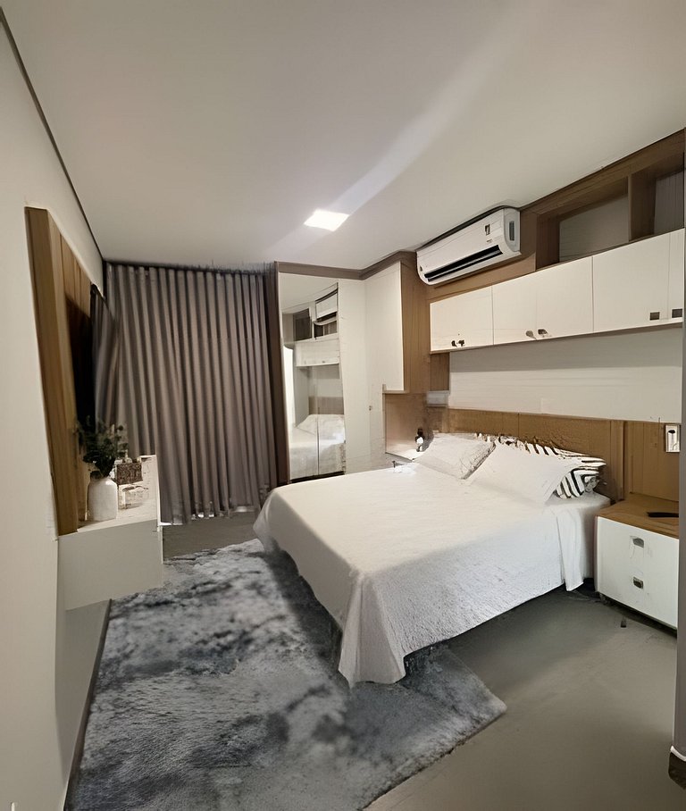 Loft Premium no Edifício Murof com Ar Vaga e Wi-Fi